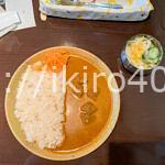 A little sad. Five squares of beef in a simple, silky curry. Kerara, a spiced curry in Tomikucho, Shinjuku-ku